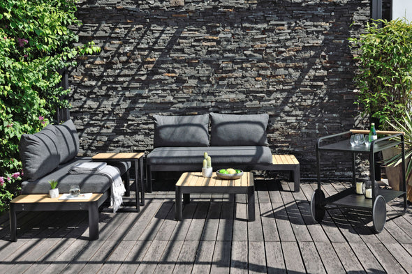 Portals Dark 2-Seat Sofa
