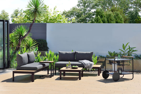 Portals Dark 2-Seat Sofa