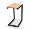 Portals Dark C-Shape Side Table Black