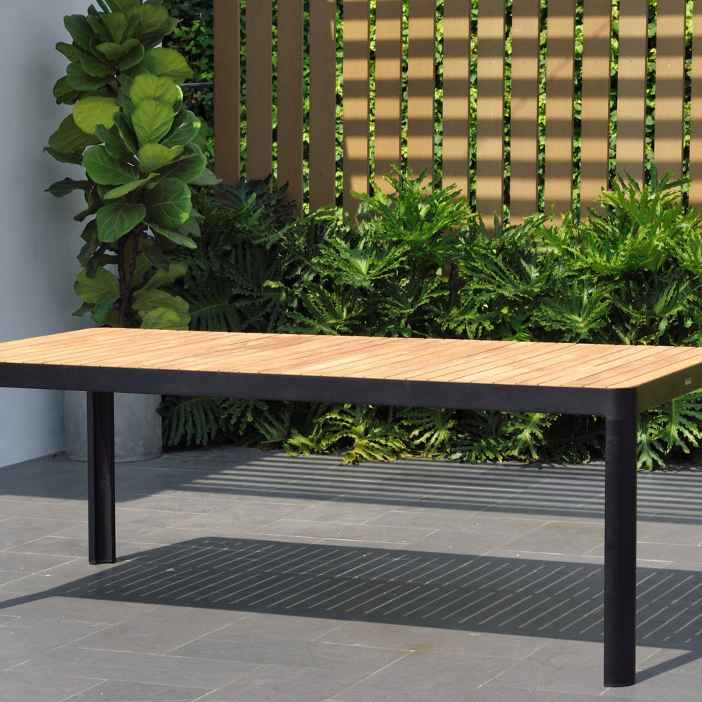 
                      
                        Portals Dark Rectangular Dining Table
                      
                    