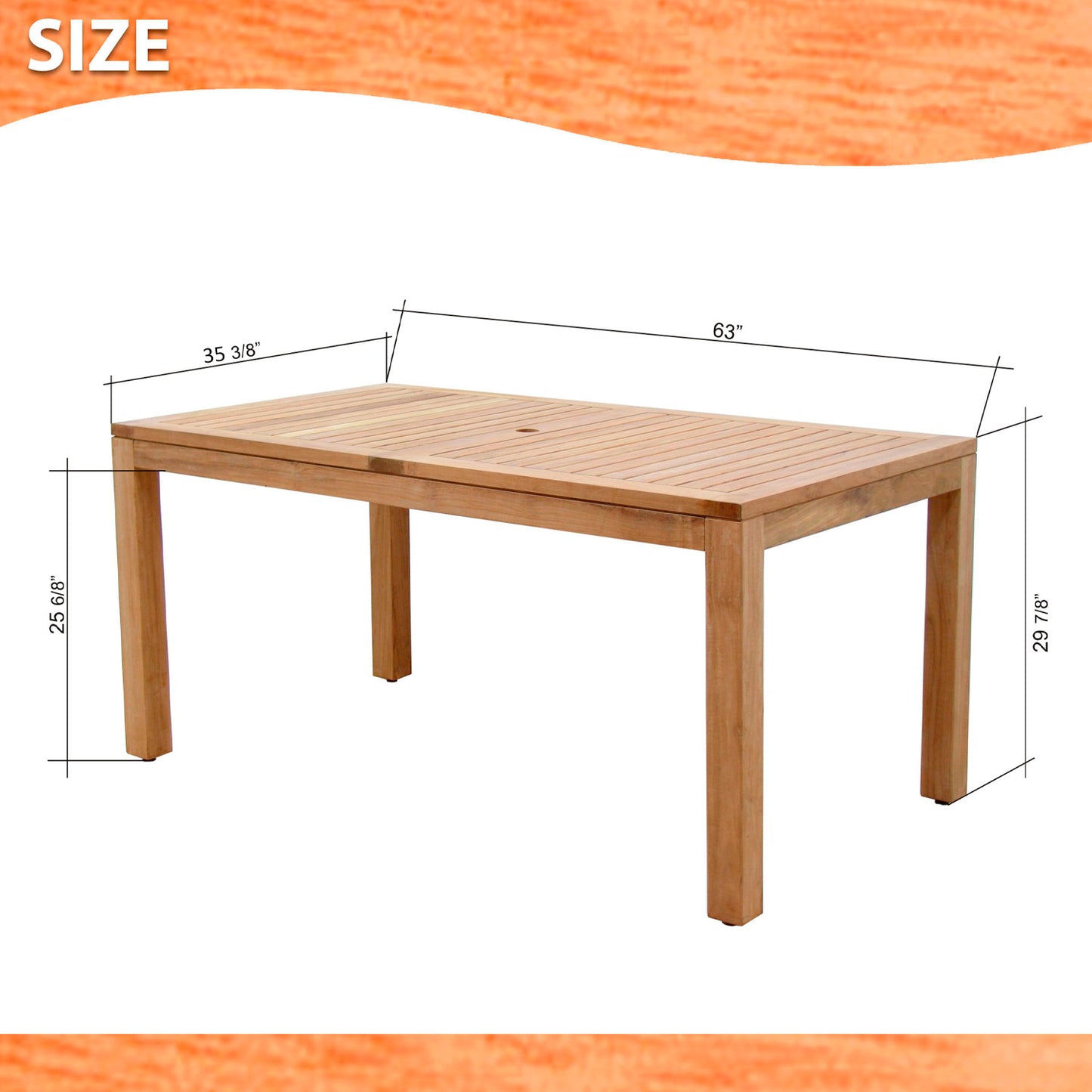 Rinjani Rectangular Table and 6 Chamonix Arm Chair