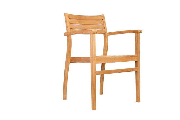 Intan Teak Side Table & 2 Ninia Chairs