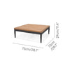 Topaz Square Coffee Table