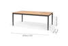 Topaz 8-Seat Big Rectangular Dining Set