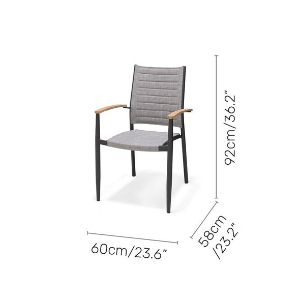 Topaz 4-Seat Small Rectangular Dining Set