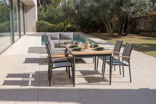 Topaz 4-Seat Small Rectangular Dining Set