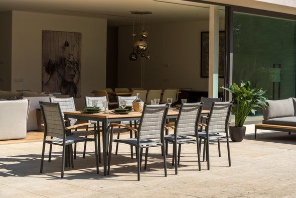 Topaz 8-Seat Big Rectangular Dining Set