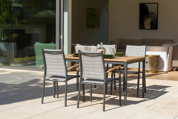 Topaz 4-Seat Small Rectangular Dining Set