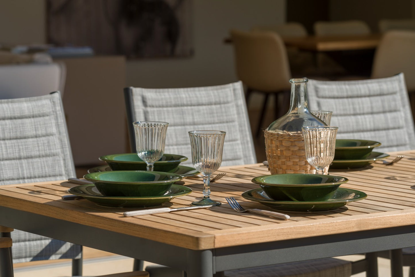 Topaz Rectangular Big Dining Table