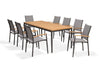 Topaz 8-Seat Big Rectangular Dining Set