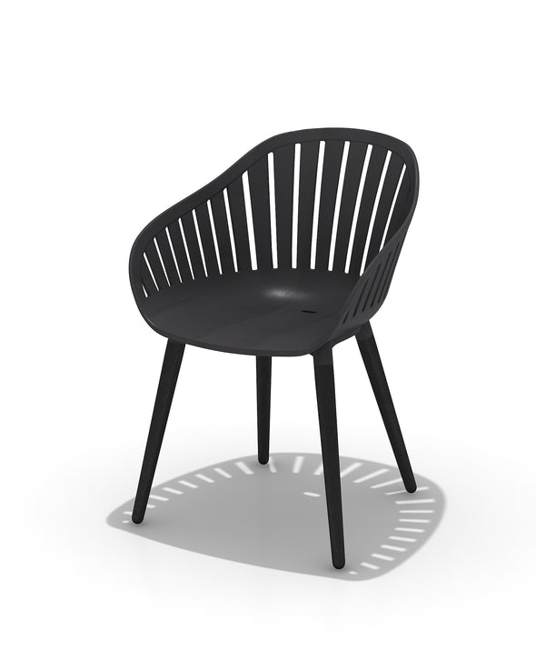 Nassau Resin and Aluminum Chairs - 4 Piece