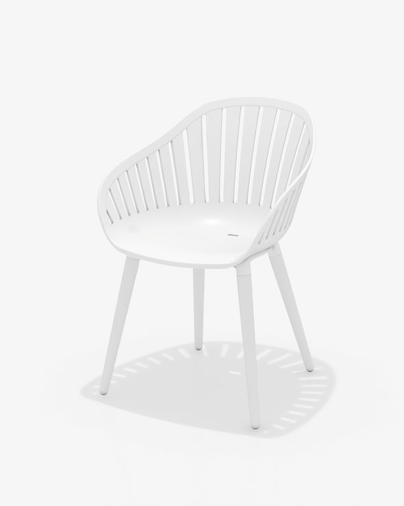 Nassau Resin and Aluminum Chairs - 4 Piece