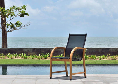 Manhattan Black Armchair - 4 Piece